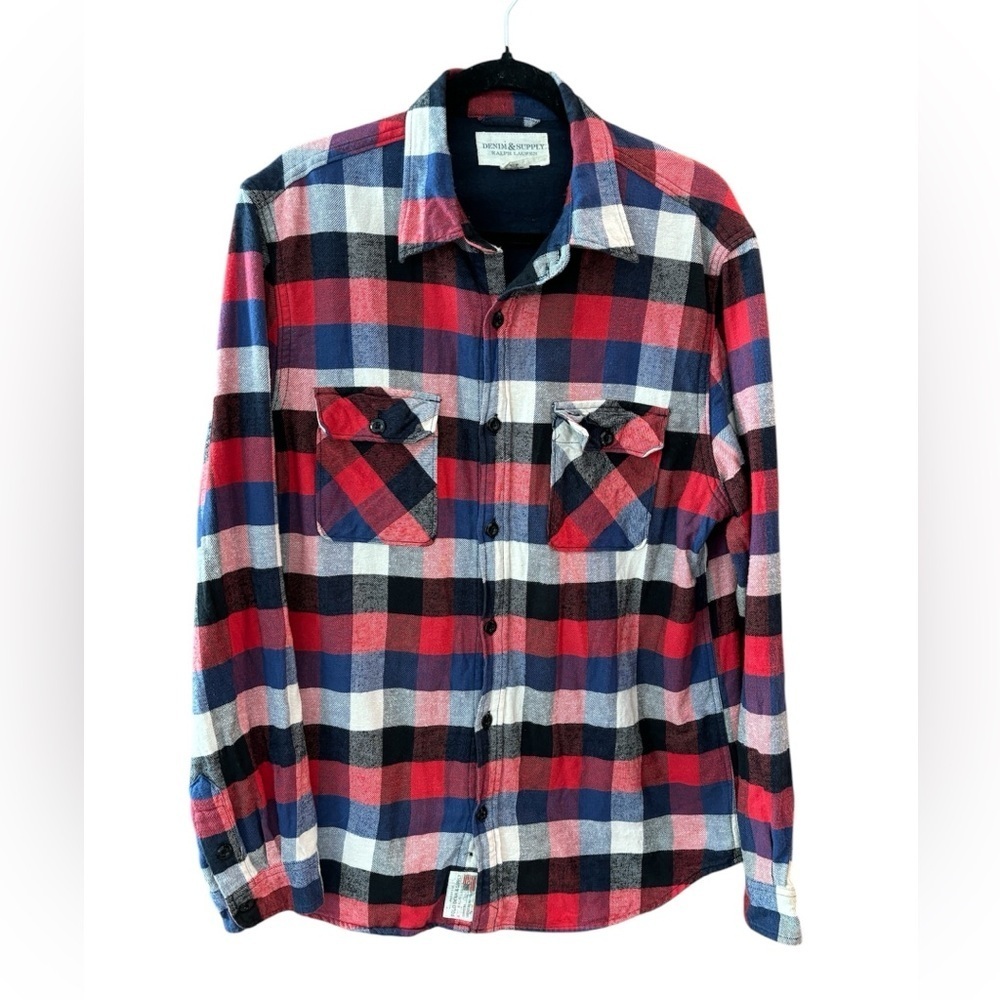Ralph Lauren Denim & Supply Men’s Heavy button down shirt. size large